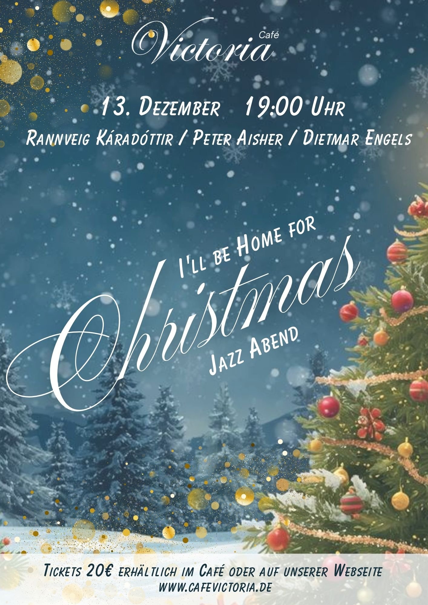 Jazz Konzert Ill be home for Christmas Cafe Victoria Coburg